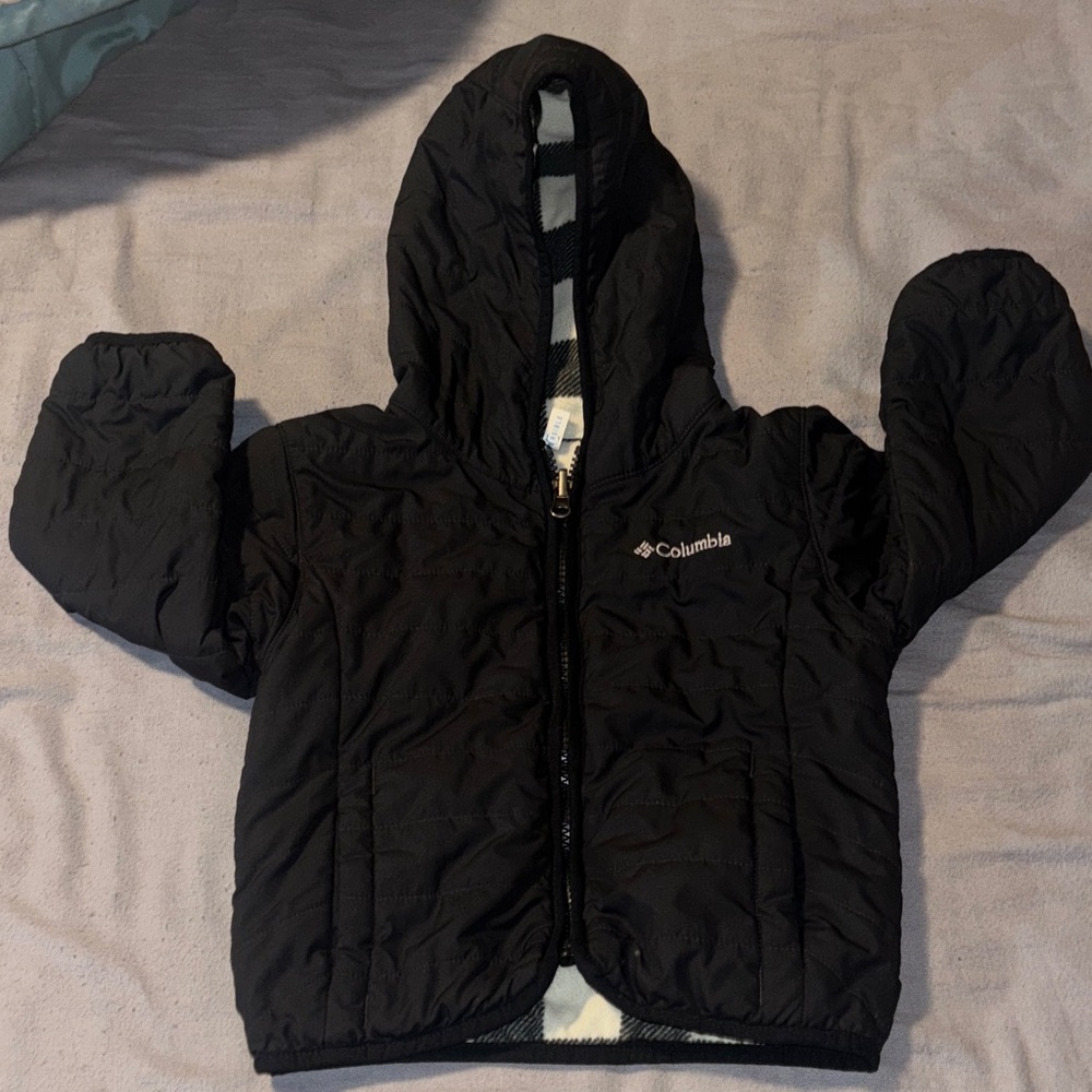 Columbia Black Reversible  Puffer Jacket for toddler